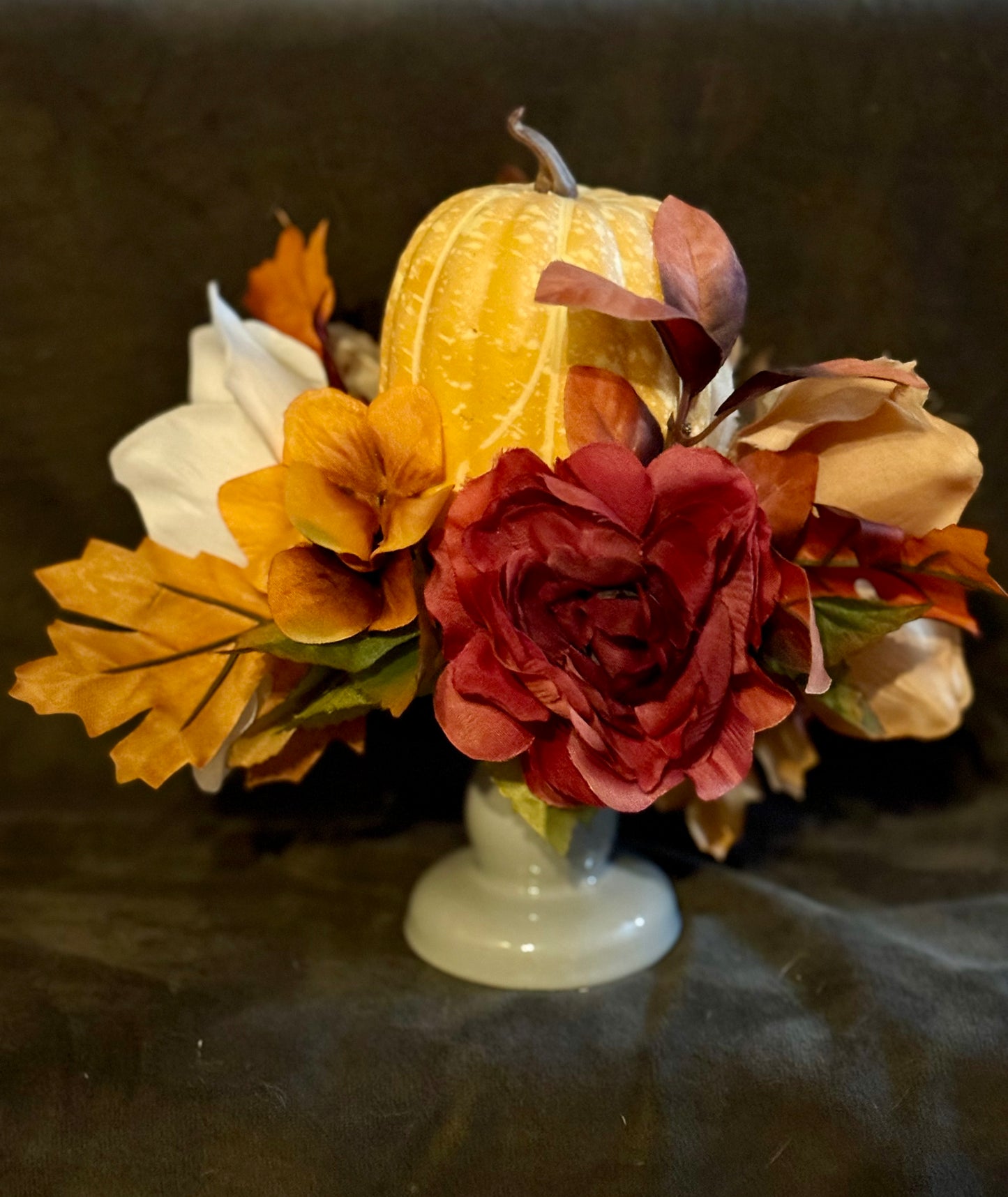 Autumn Pumpkin Floral Decor