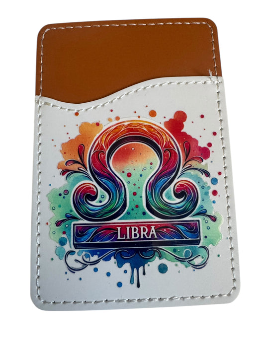 Zodiac Stick-On Phone Wallet - Libra