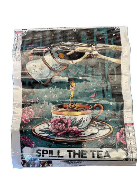 Spill The Tea - Tarot / Loteria Style Diamond Painting
