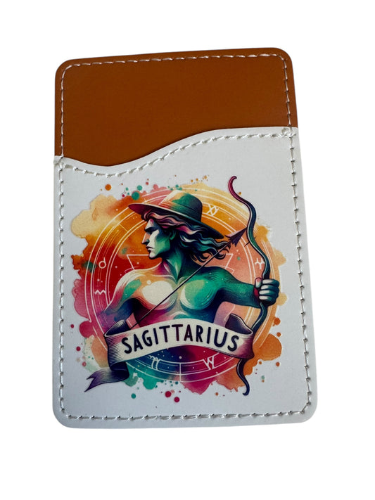 Zodiac Stick-On Phone Wallet - Sagittarius