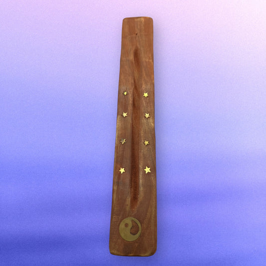 Simple Wooden Stick Incense Burner with Random Design