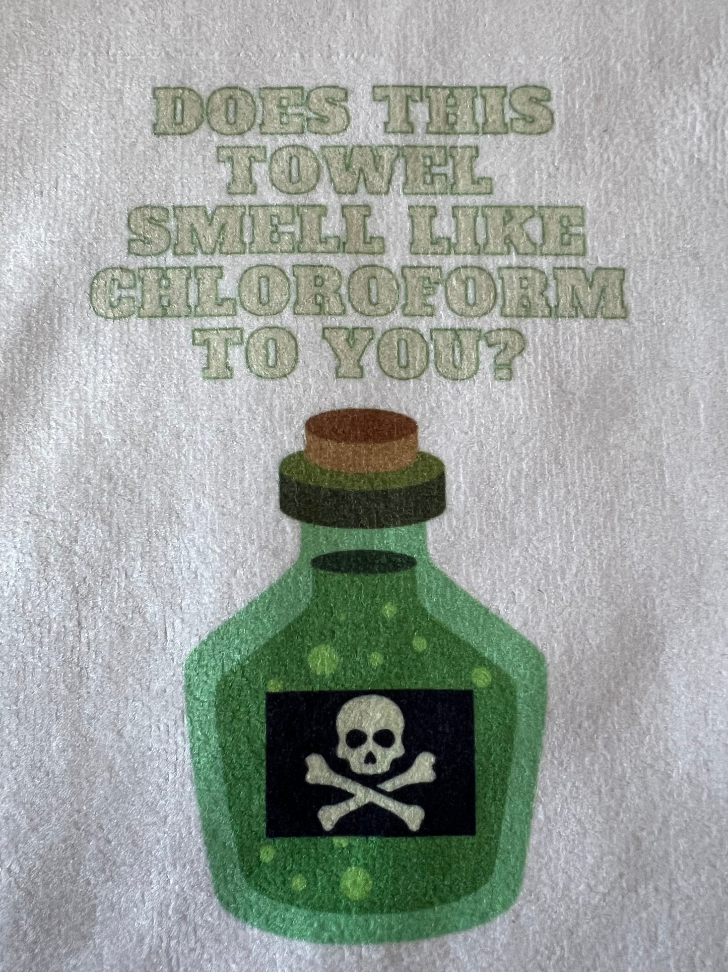 Chloroform Dish Towel