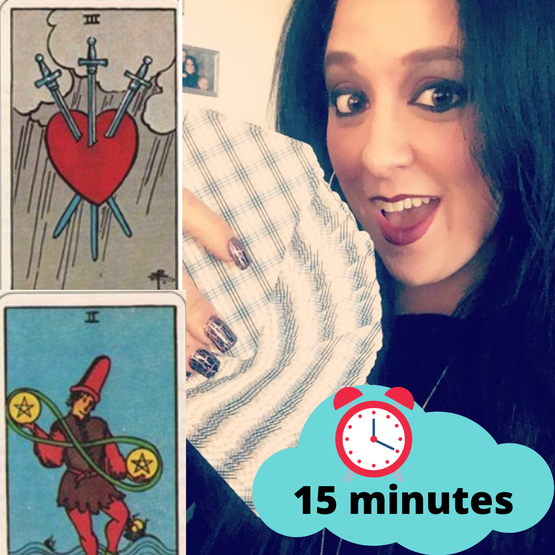 LIVE Tarot Reading via Phone - 15 Minutes