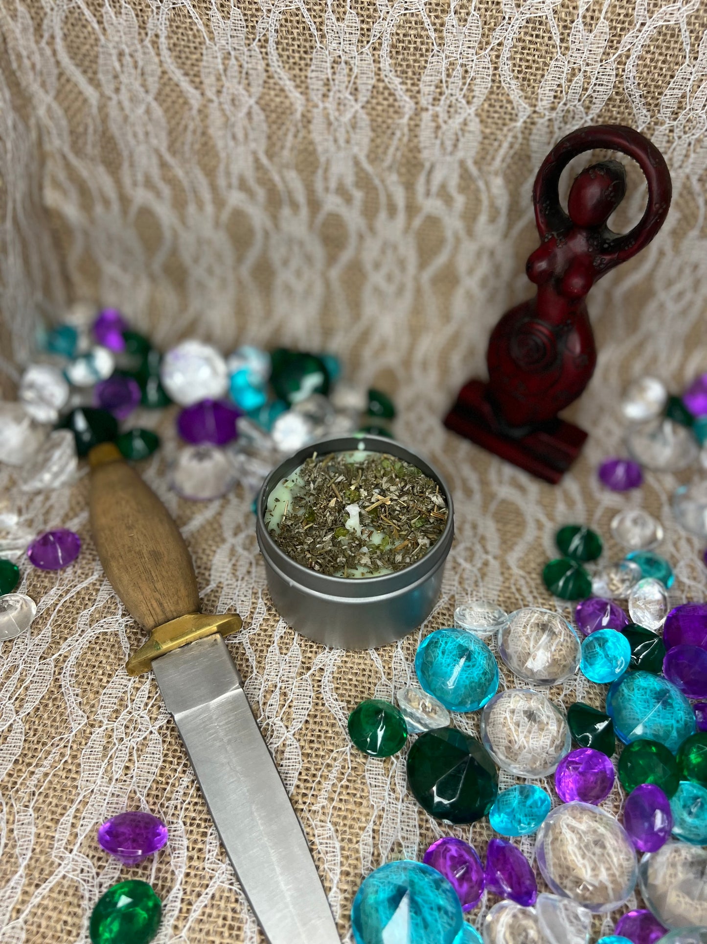 Mama Em's "Money Drawing" Enchanted Candle