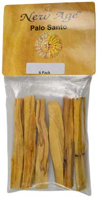 6 Pack Palo Santo Smudge Sticks 4"