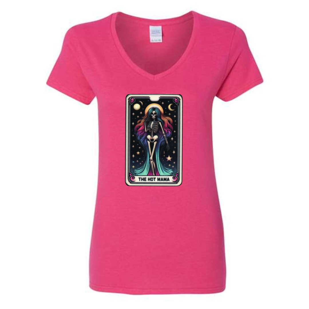 Tarot / Loteria Style T-shirt : The Hot Mama