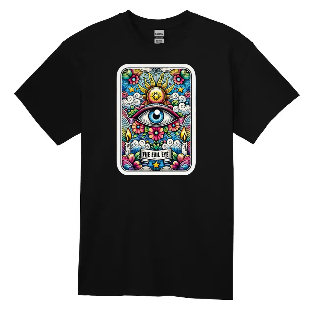 Tarot / Loteria Style T-shirt : The Evil Eye