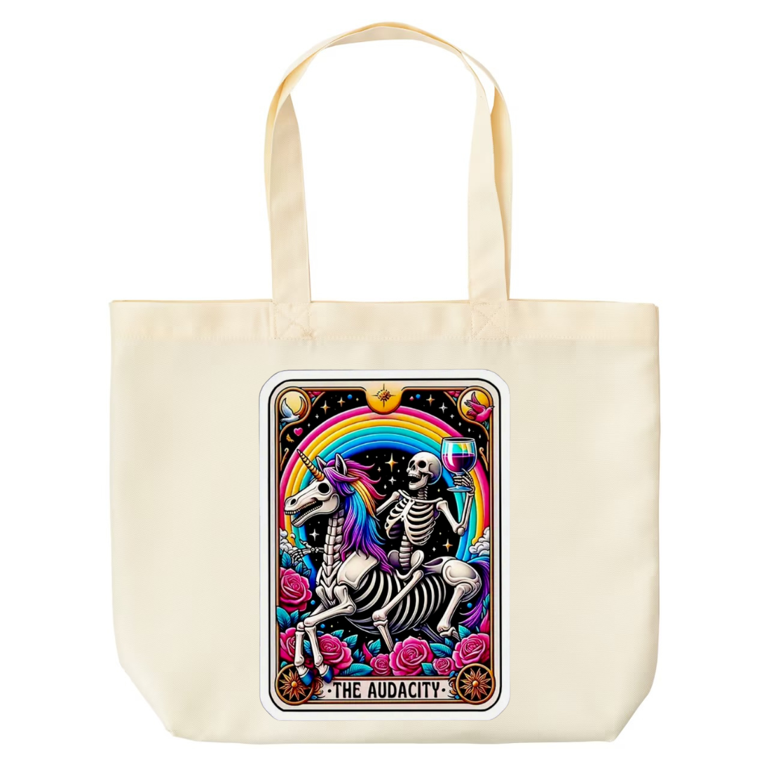 Tarot / Loteria Style Tote Bag : The Audacity