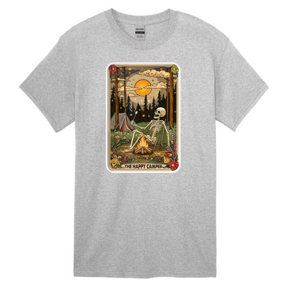 Tarot / Loteria Style T-shirt : The Happy Camper