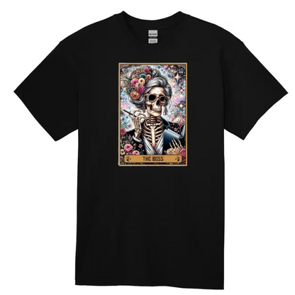 Tarot / Loteria Style T-shirt : The Boss