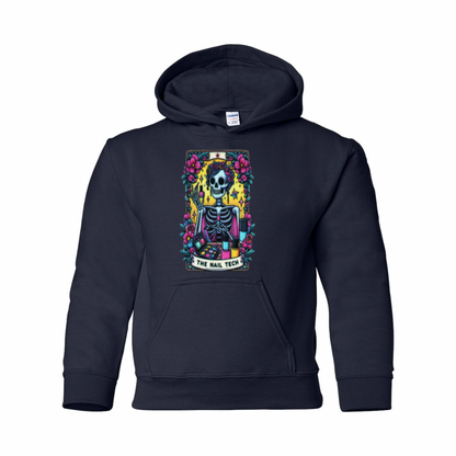 Tarot / Loteria Style Hoodie : The Nail Tech