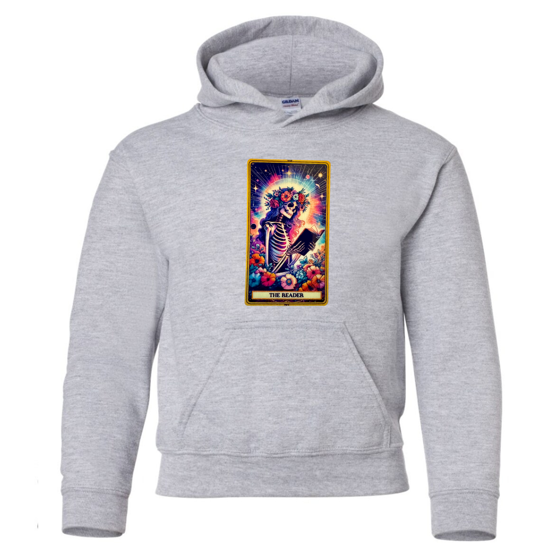 Tarot / Loteria Style Hoodie : The Reader (v2)