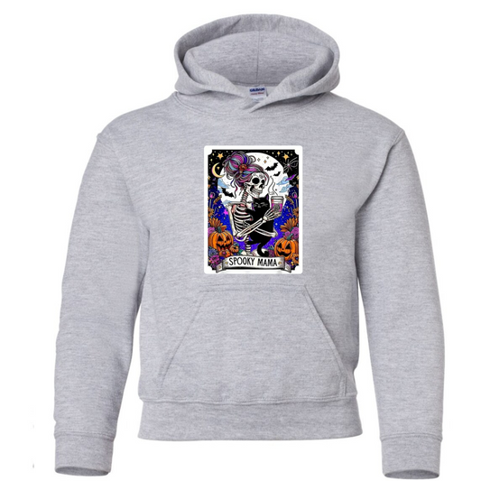 Tarot / Loteria Style Hoodie : Spooky Mama