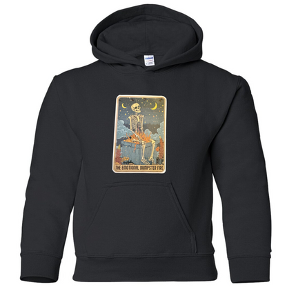 Tarot / Loteria Style Hoodie : The Emotional Dumpster Fire