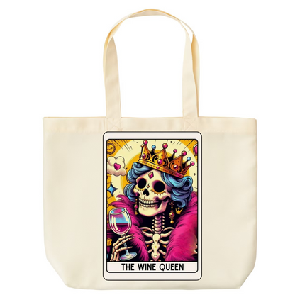 Tarot / Loteria Style Tote Bag : The Wine Queen