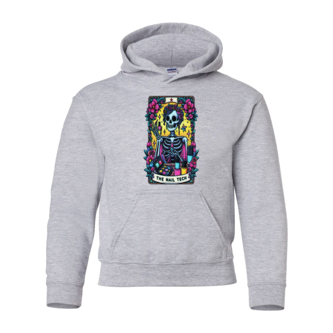 Tarot / Loteria Style Hoodie : The Nail Tech