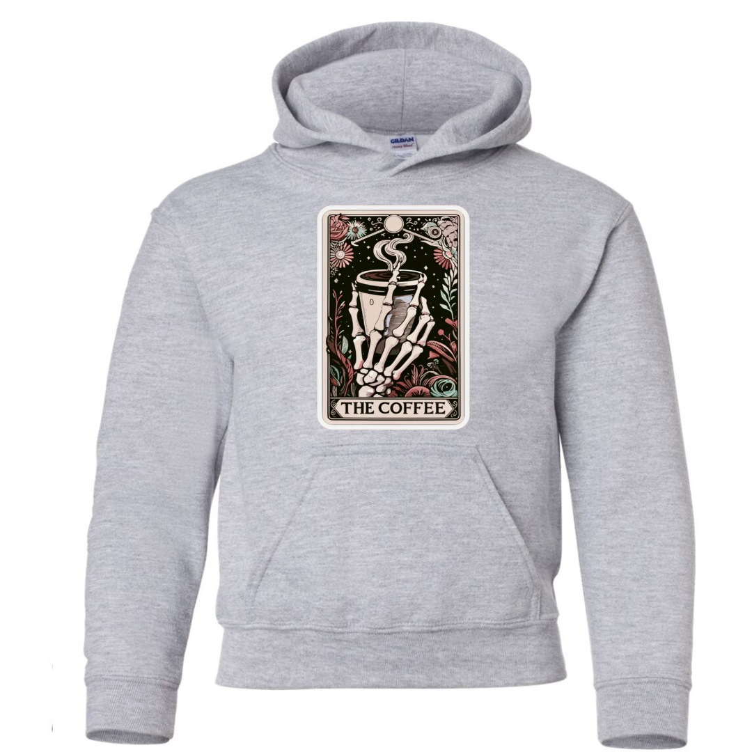 Tarot / Loteria Style Hoodie : The Coffee