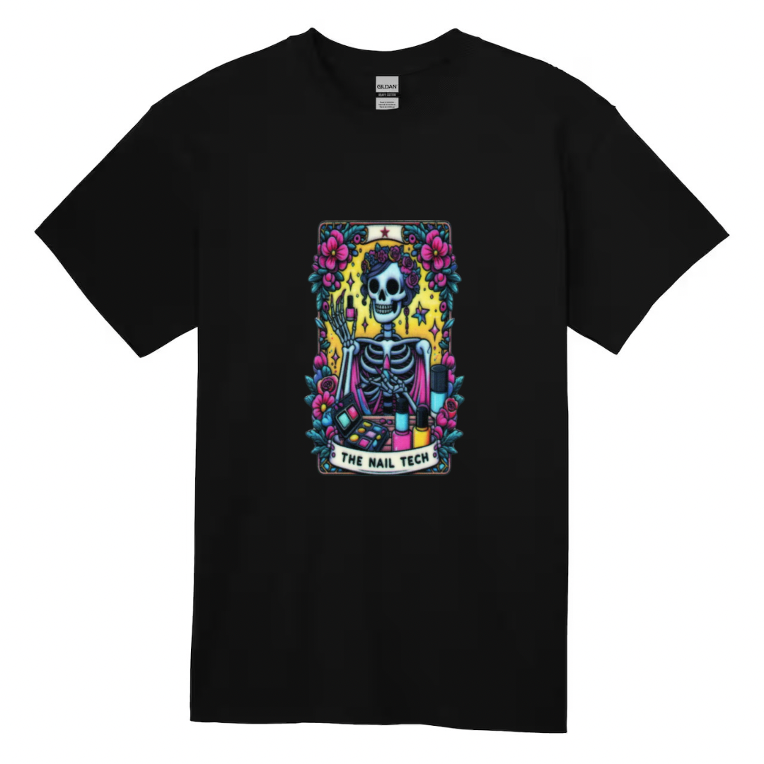 Tarot / Loteria Style T-shirt : The Nail Tech