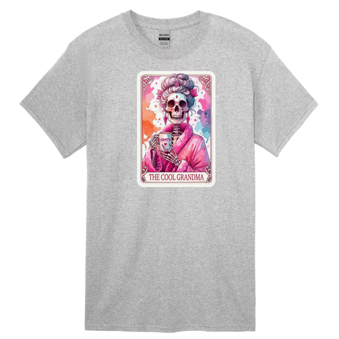 Tarot / Loteria Style T-shirt : The Cool Grandma