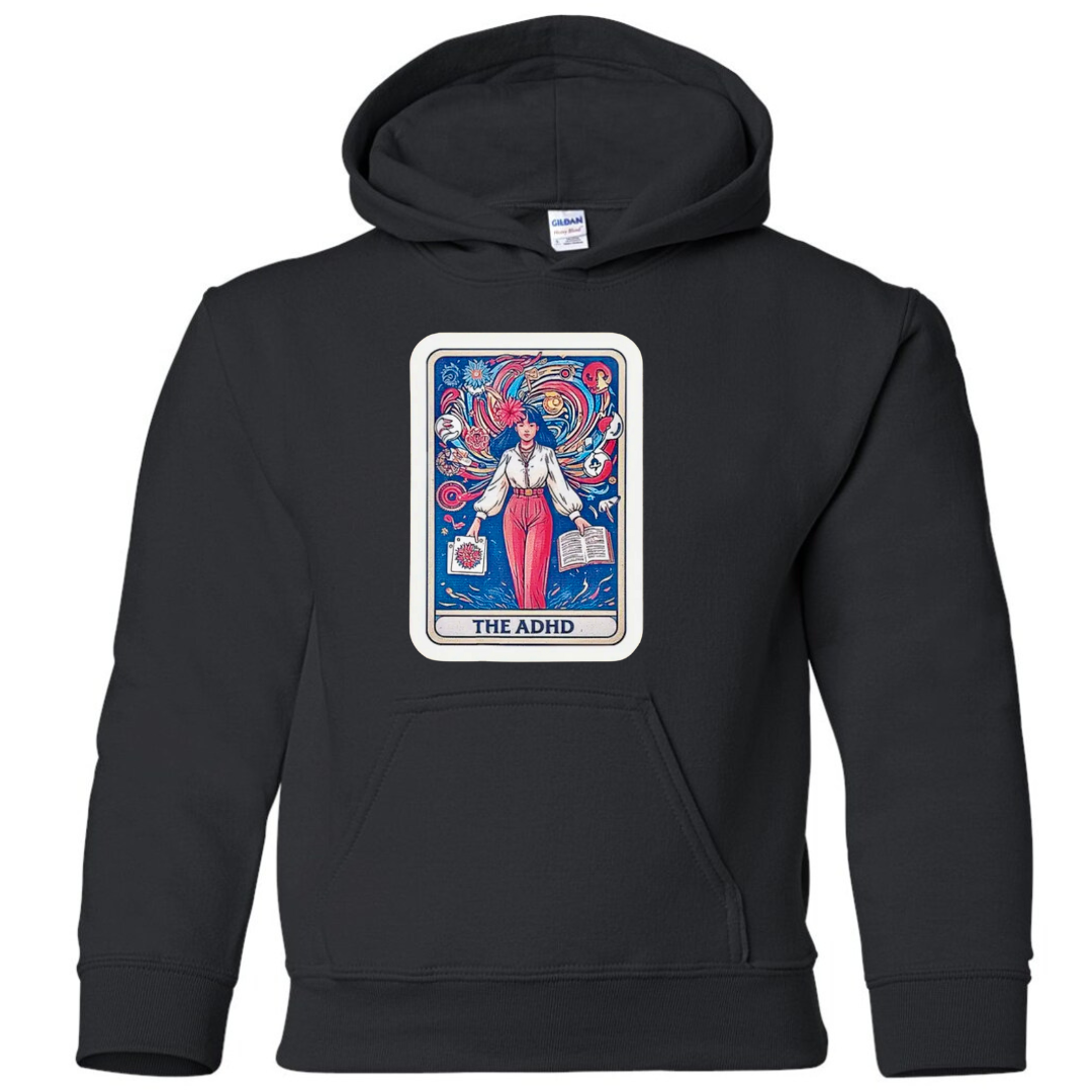 Tarot / Loteria Style Hoodie : The ADHD