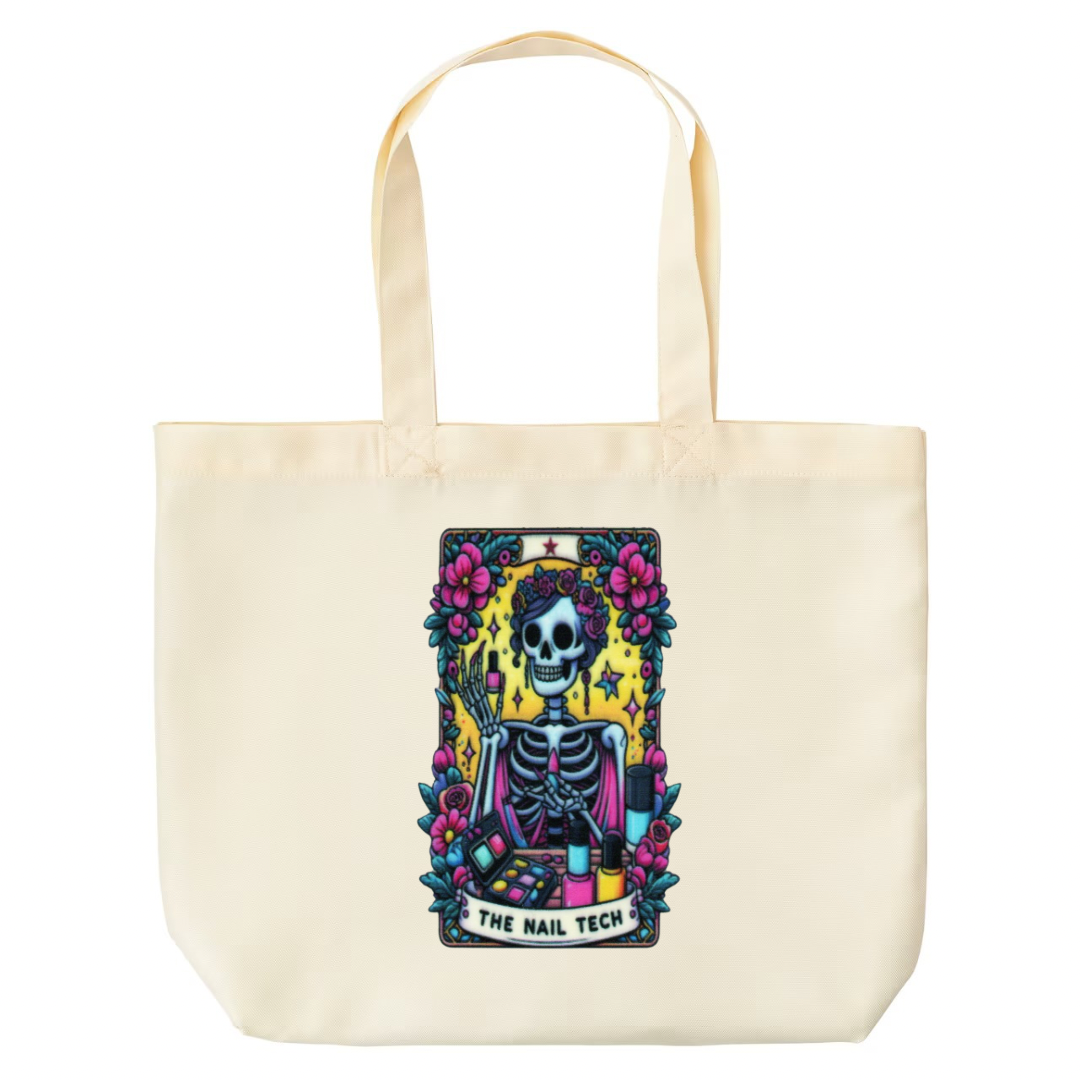 Tarot / Loteria Style Tote Bag : The Nail Tech