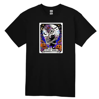 Tarot / Loteria Style T-shirt : Spooky Mama