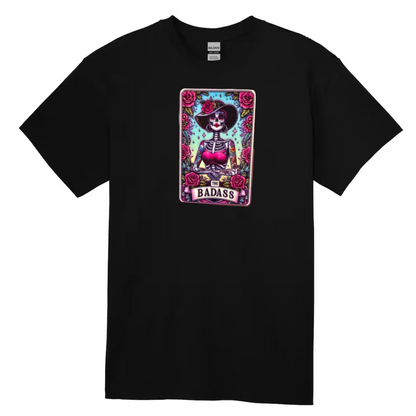 Tarot / Loteria Style T-shirt : The Badass