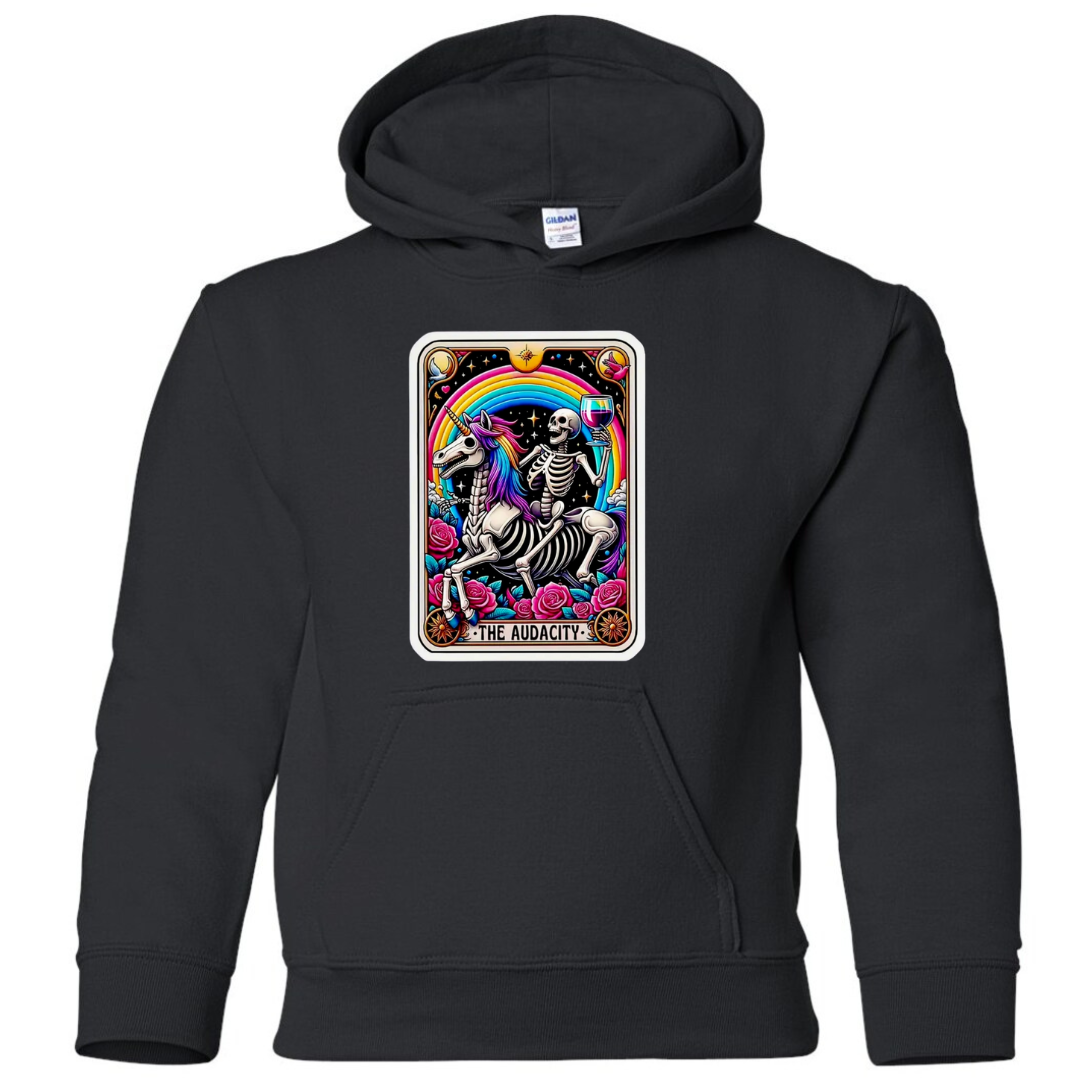 Tarot / Loteria Style Hoodie : The Audacity