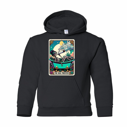 Tarot / Loteria Style Hoodie : The High Priestess