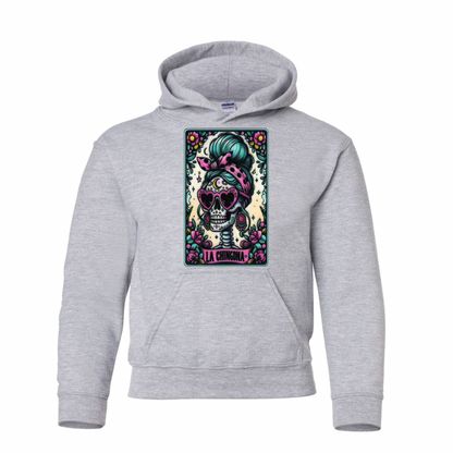 Tarot / Loteria Style Hoodie : La Chingona