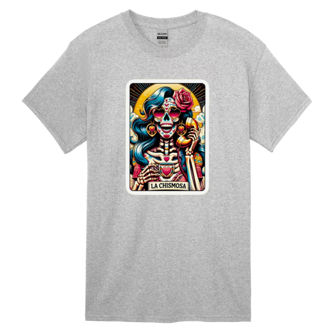 Tarot / Loteria Style T-shirt : La Chismosa