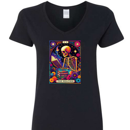 Tarot / Loteria Style T-shirt : The Reader