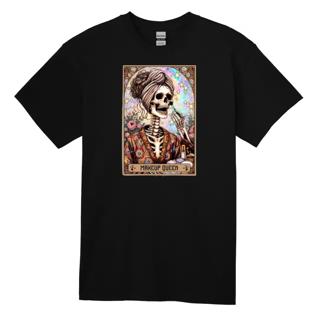 Tarot / Loteria Style T-shirt : The Makeup Queen