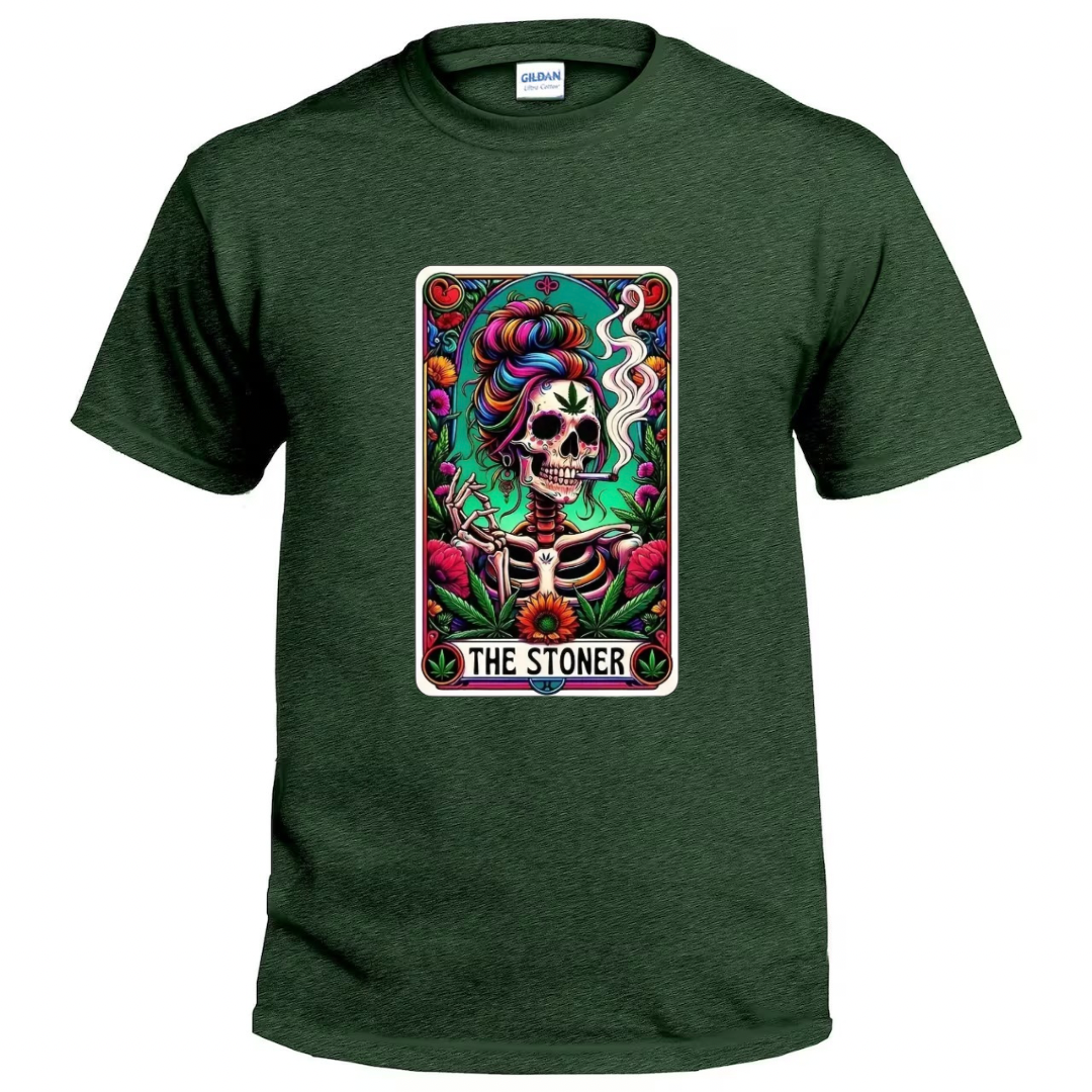 Tarot / Loteria Style T-shirt : The Stoner