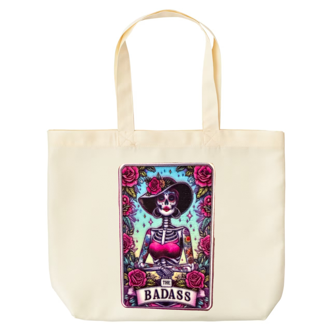 Tarot / Loteria Style Tote Bag : The Badass