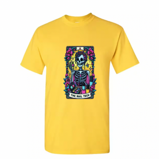 Tarot / Loteria Style T-shirt : The Nail Tech