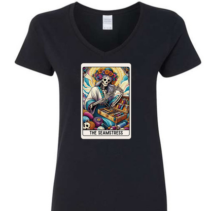 Tarot / Loteria Style T-shirt : The Seamstress