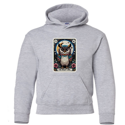 Tarot / Loteria Style Hoodie : The Night Owl