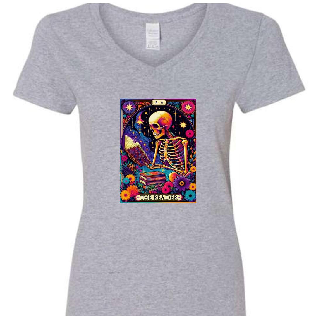 Tarot / Loteria Style T-shirt : The Reader