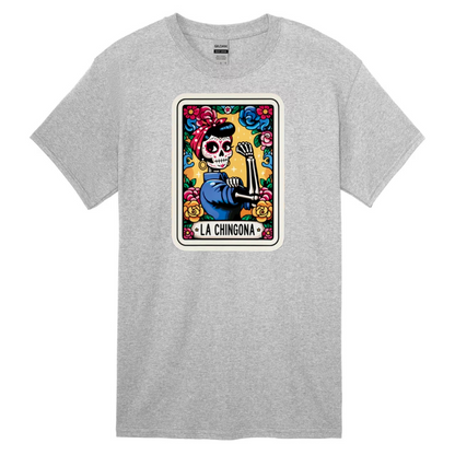 Tarot / Loteria Style T-shirt : La Chingona (v2)