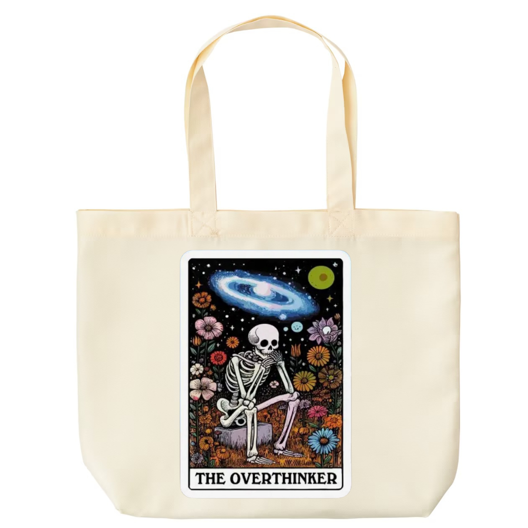 Tarot / Loteria Style Tote Bag : The Overthinker