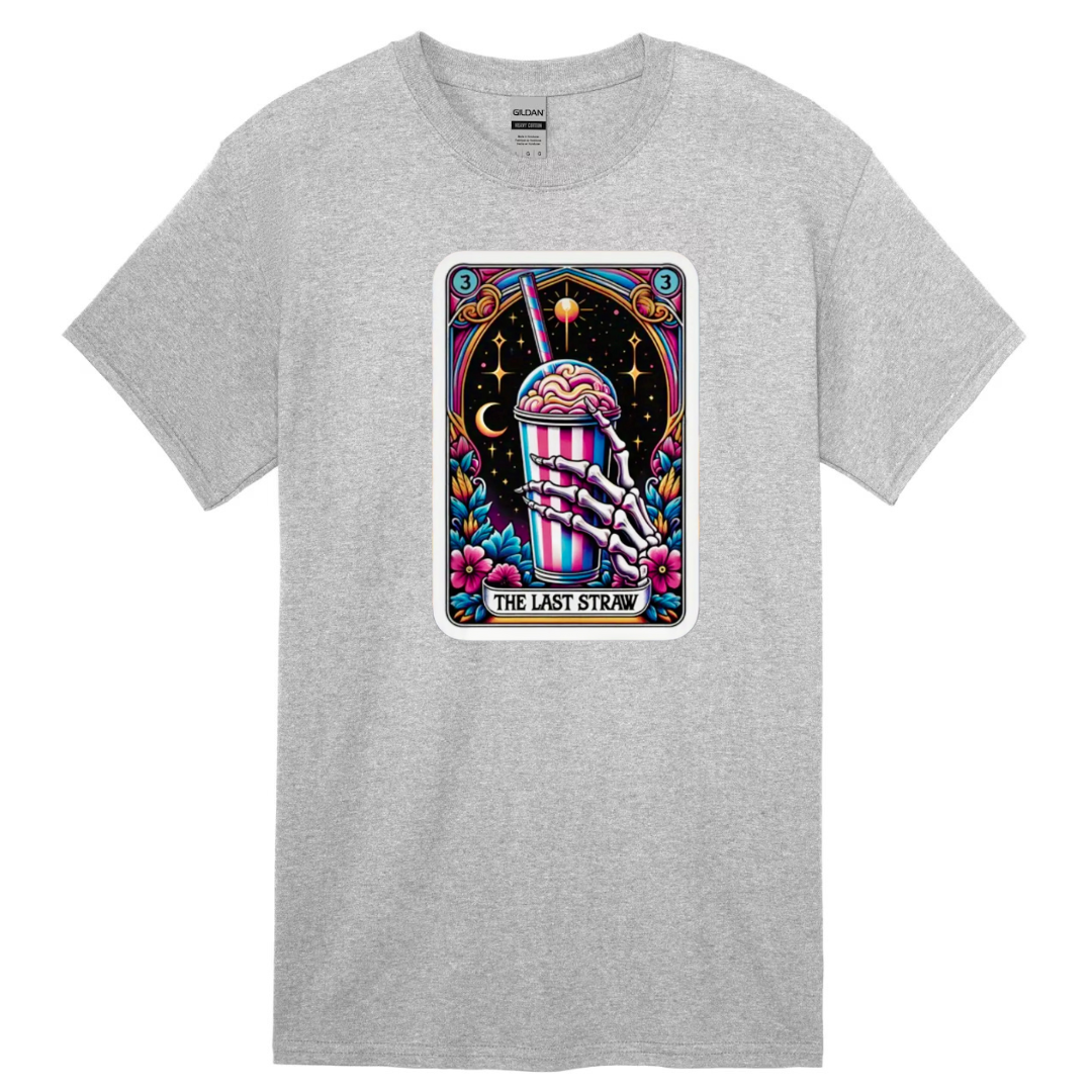 Tarot / Loteria Style T-shirt : The Last Straw