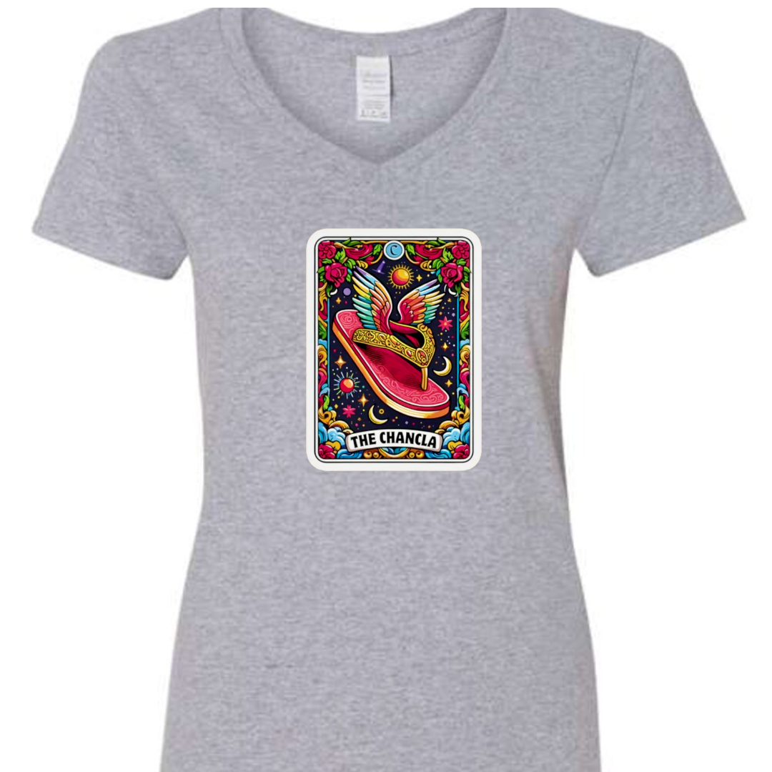 Tarot / Loteria Style T-shirt : The Chancla