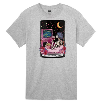 Tarot / Loteria Style T-shirt : The True Crime Junkie