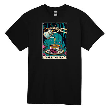 Tarot / Loteria Style T-shirt : Spill The Tea