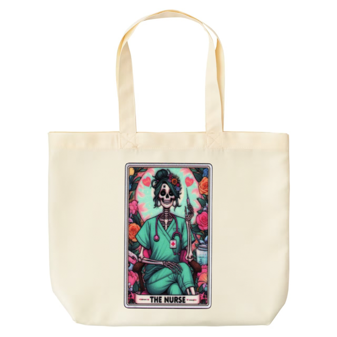 Tarot / Loteria Style Tote Bag : The Nurse