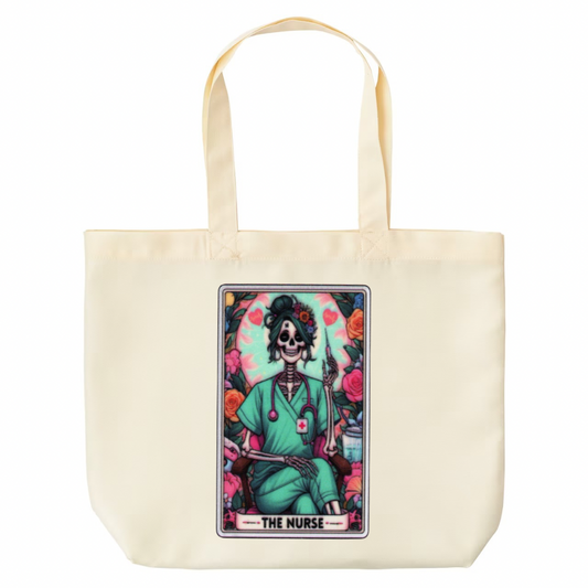 Tarot / Loteria Style Tote Bag : The Nurse