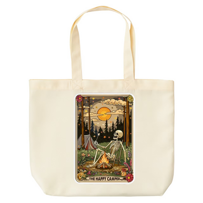 Tarot / Loteria Style Tote Bag : The Happy Camper