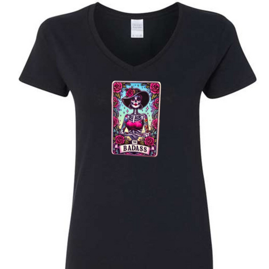 Tarot / Loteria Style T-shirt : The Badass