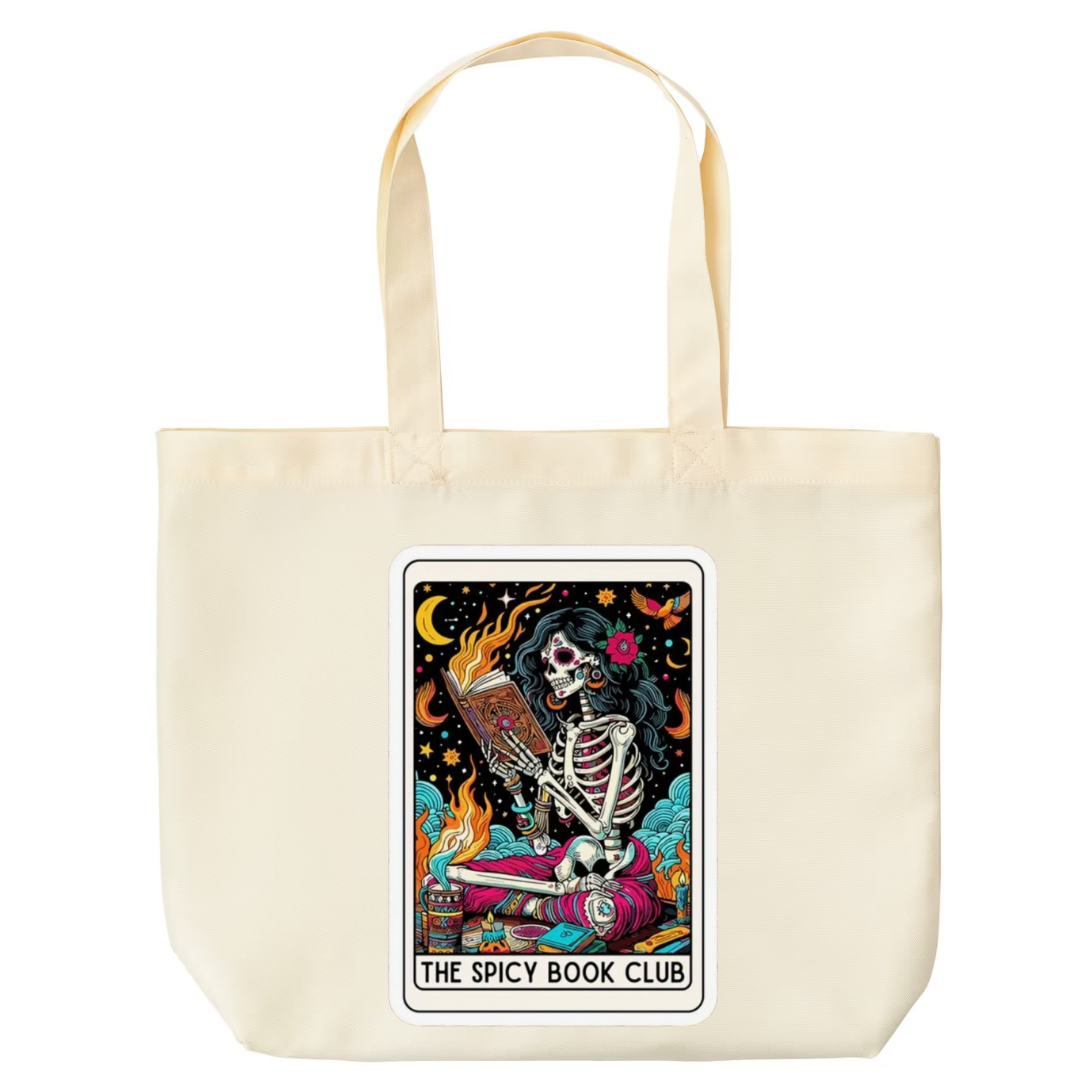 Tarot / Loteria Style Tote Bag : The Spicy Book Club